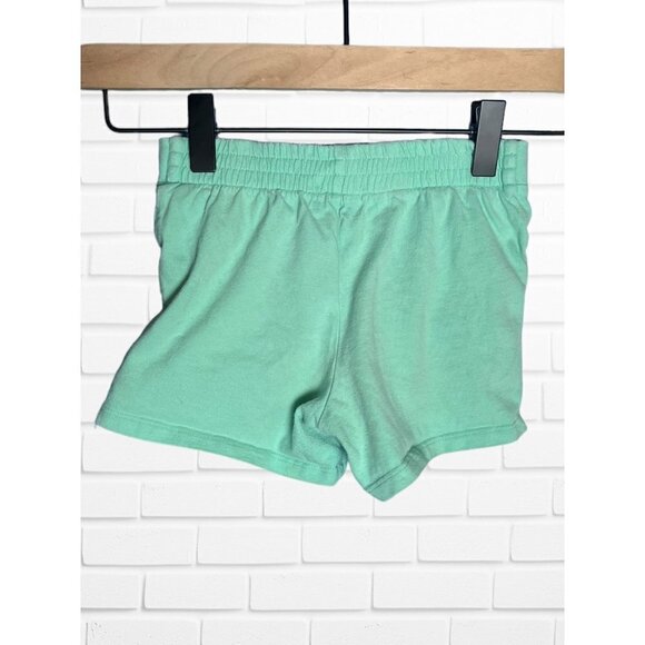 Old Navy Kids Girls Size 5T Pull On Shorts Pastel Green 100% Cotton With Pockets - Picture 4 of 4